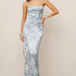 Blue Print Reformation Dress - Only Worn Once!
